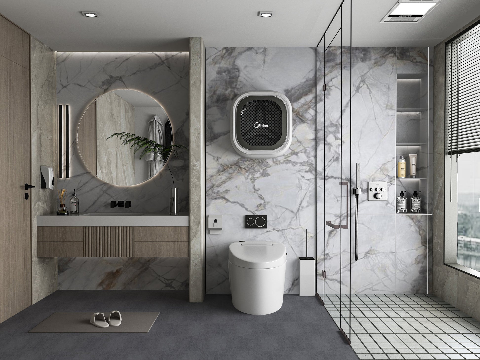 PVC 3D Marble Sheet Deep Veins. Wall Decor Center. Bathroom Design From PVC Marble Sheets