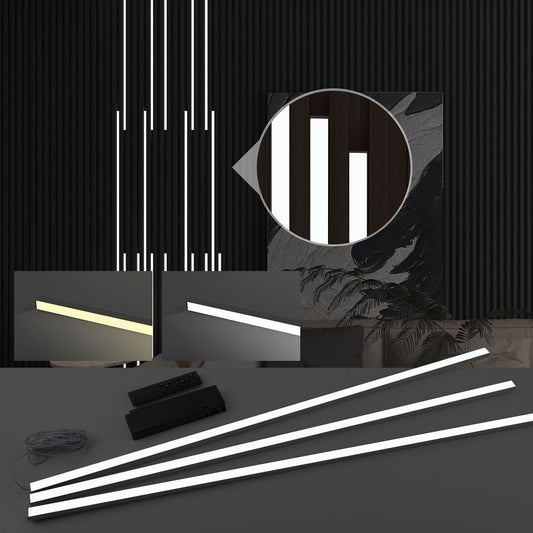 6 pack smart LED strip lights 40 inch with remote control