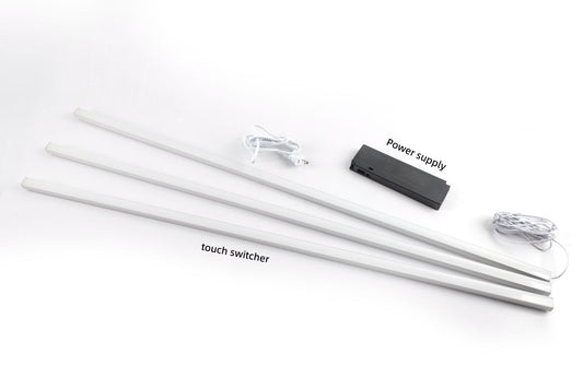 smart LED strip lights set of 6 with wireless remote