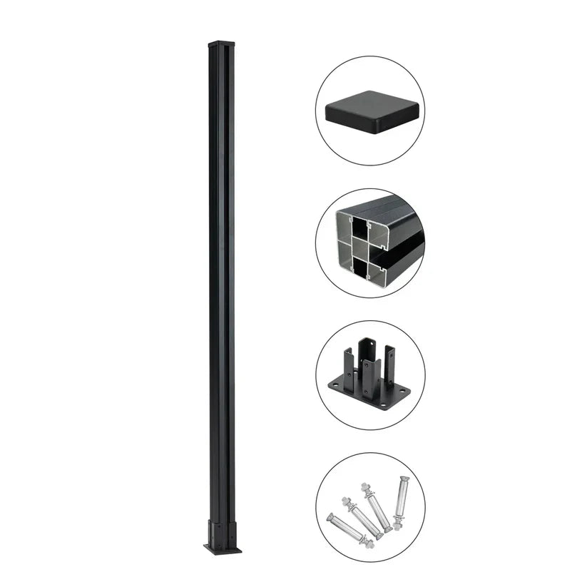 6 Ft Above Ground Fence Post - Set of 1