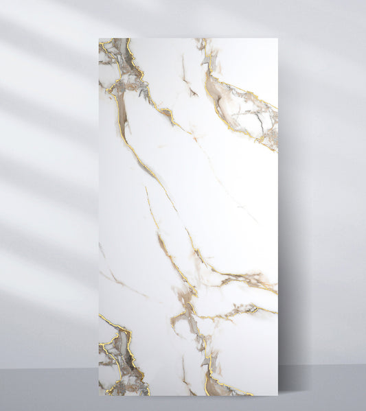 Calacatta Oro Gold PVC Marble Wall Panel