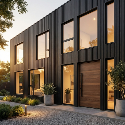Black Composite Wide Exterior Cladding | 5 PC/Box (32 sq ft)