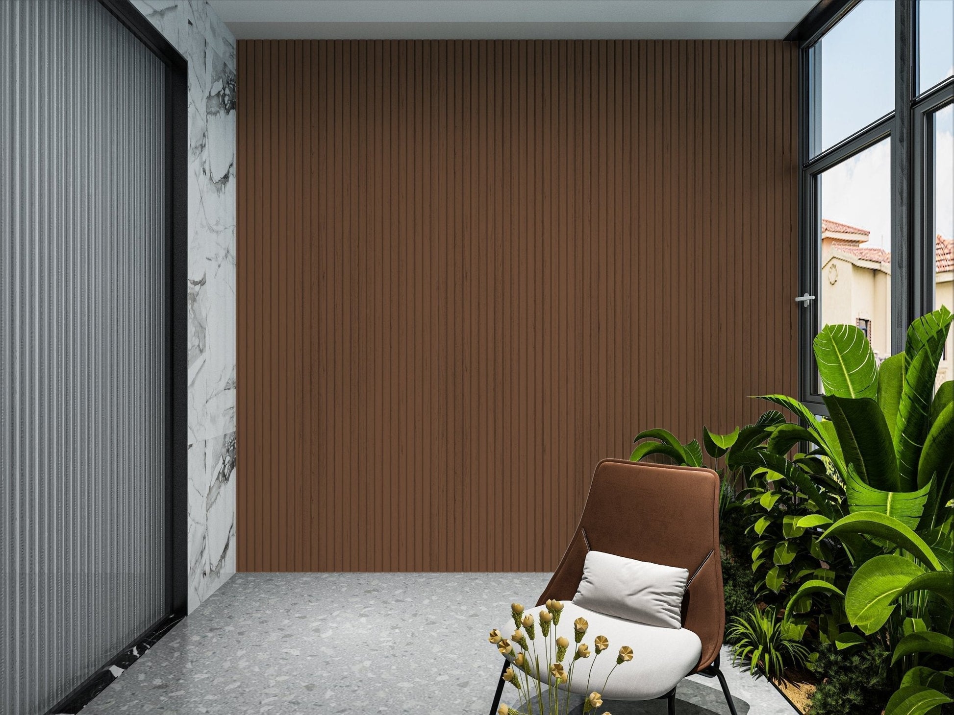Brown Composite Wide Exterior Cladding