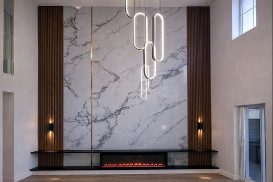 PVC marble ceiling panels modern interior design