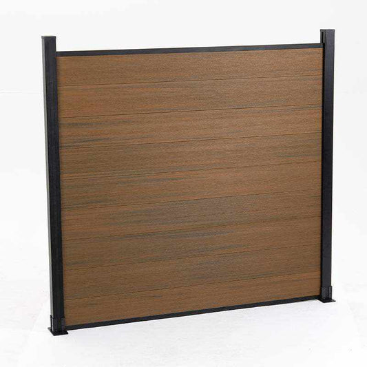 Walnut Co-Extruded Composite Fence