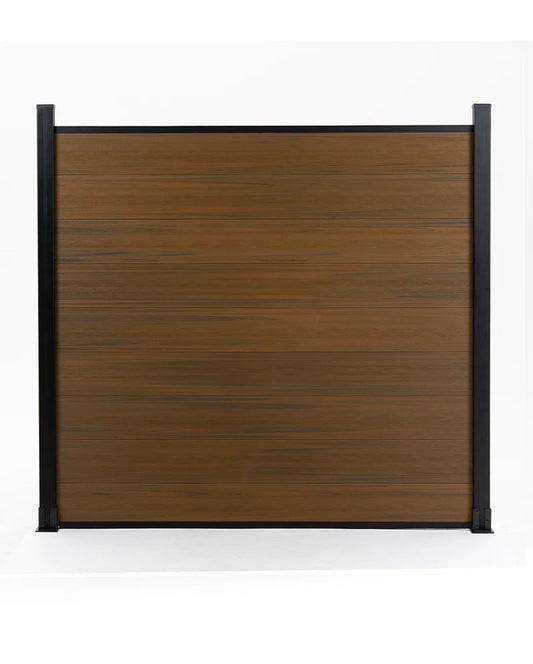 Walnut Co-Extruded Composite Fence