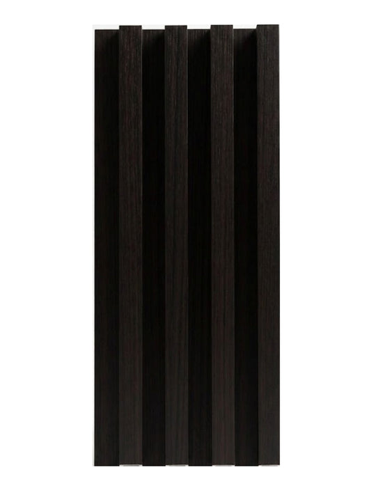 Walnut Ink Metallic WPC Fluted 3D Wall Panels | 48 sq. ft./Box
