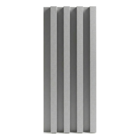 White Linen WPC Fluted 3D Wall Panels with textured finish