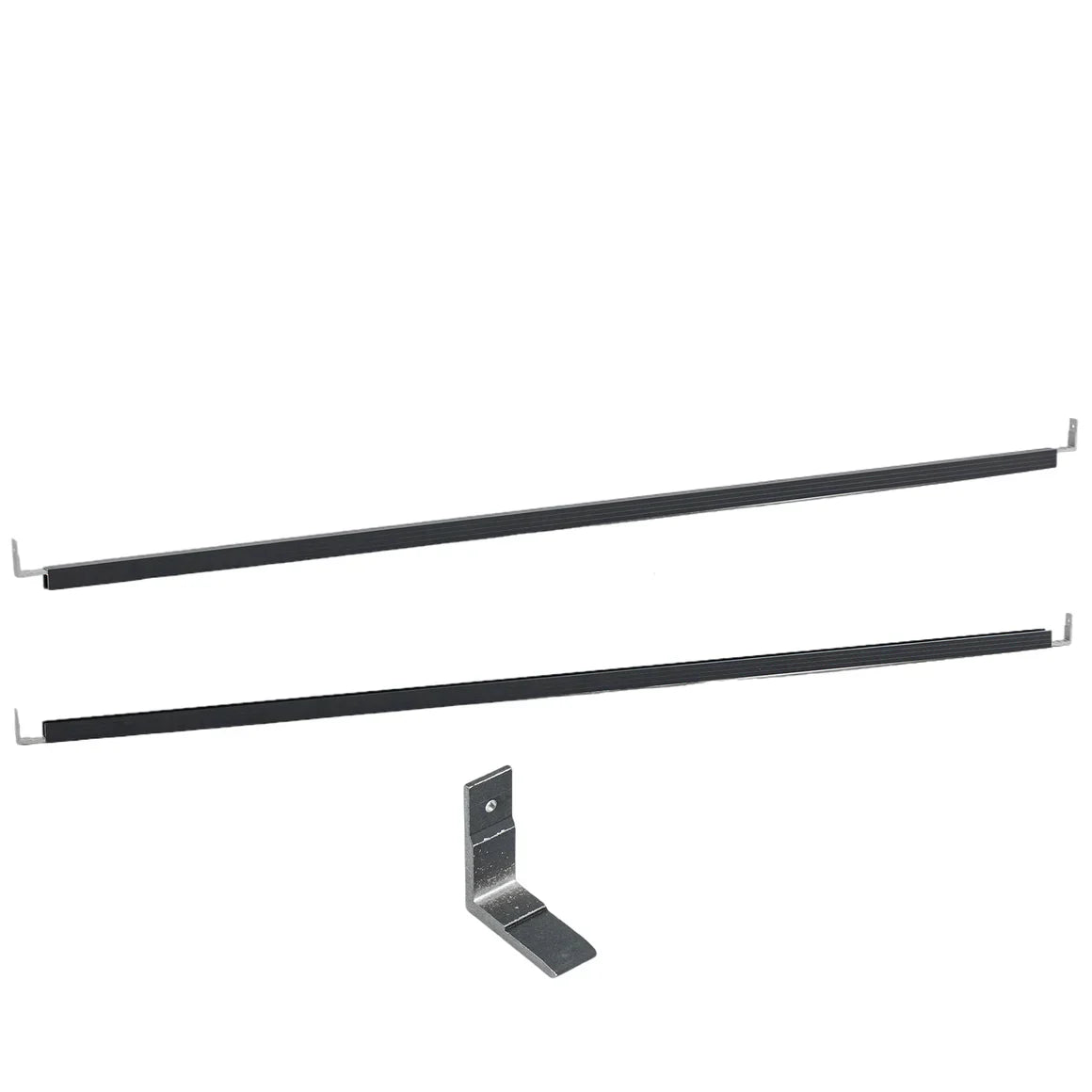 6ft Black Aluminum Fence Frame Kit - Horizontal/Privacy WPC Panel Bracket