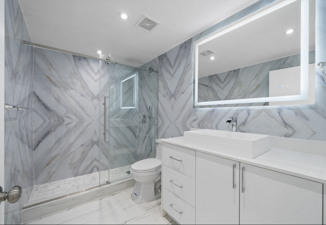 Bathroom Makeovers on a Budget: Use 3D PVC Marble Sheets for a Luxe Finish