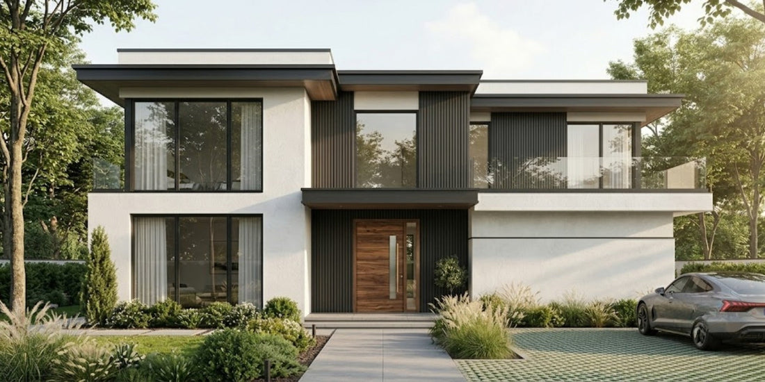 Black, Brown, and Gray Composite Cladding Boards for Stylish Wall Upgrades