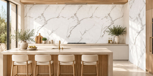3D PVC Marble Wall Panels for Small Kitchens: Creative Backsplash and Accent Wall Ideas