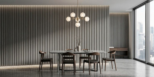 WPC Fluted Wall Panels for Modern Feature Walls and Interior Design