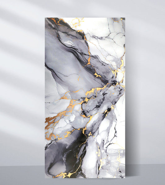 PVC Marble Sheet Wall Decor Center Blue Mist Marble