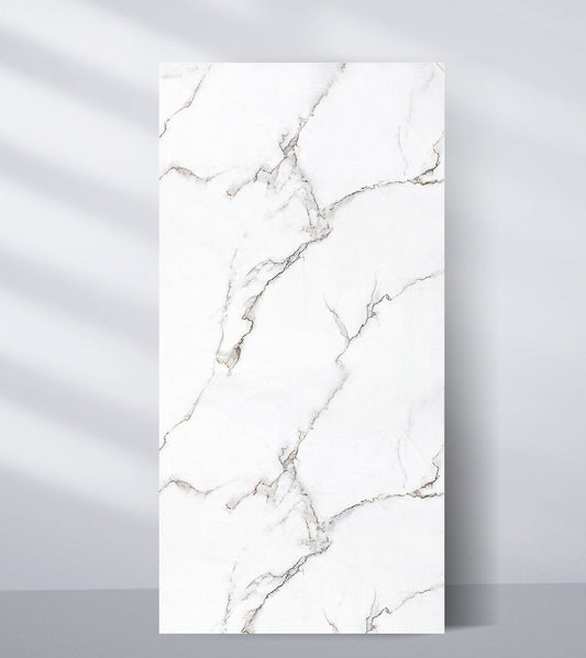 PVC Marble Sheet Wall Decor Center Calacatta White Marble