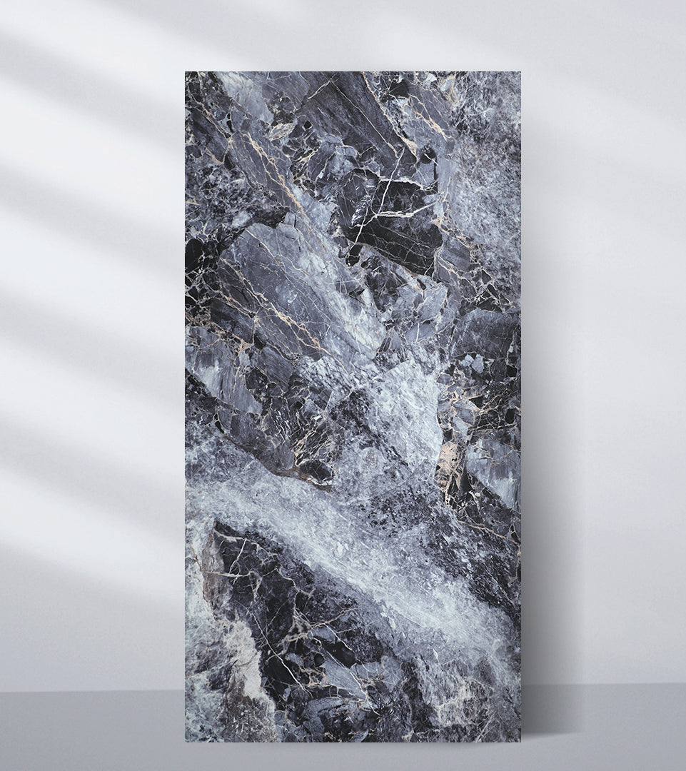 3D Zena Black Marble UV Protected PVC Wall Panel