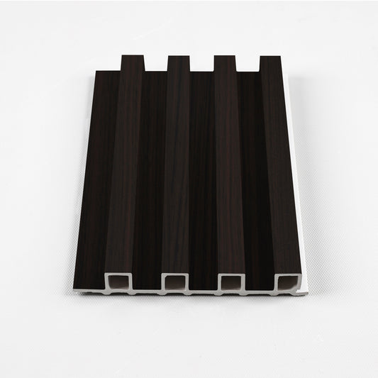 Walnut Ink WPC Fluted 3D Wall Panels. Wall Decor Center