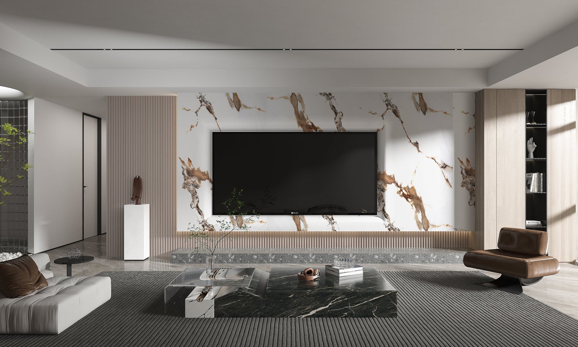 PVC 3D Marble Sheet Ethereal Blush. Wall Decor Center. Kitchen Design From PVC Marble Sheets