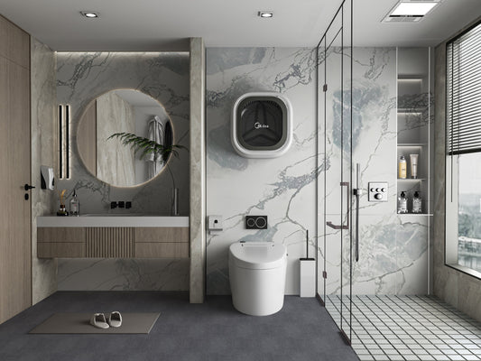 PVC 3D Marble Sheet Blue Mist. Wall Decor Center. Bathroom Design From PVC Marble Sheets