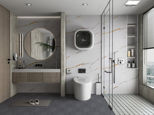 PVC 3D Marble Sheet Caramel Vein. Wall Decor Center. Bathroom Design From PVC Marble Sheets