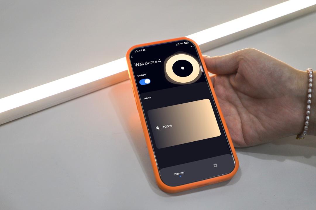 smart LED light strips with remote for home decor