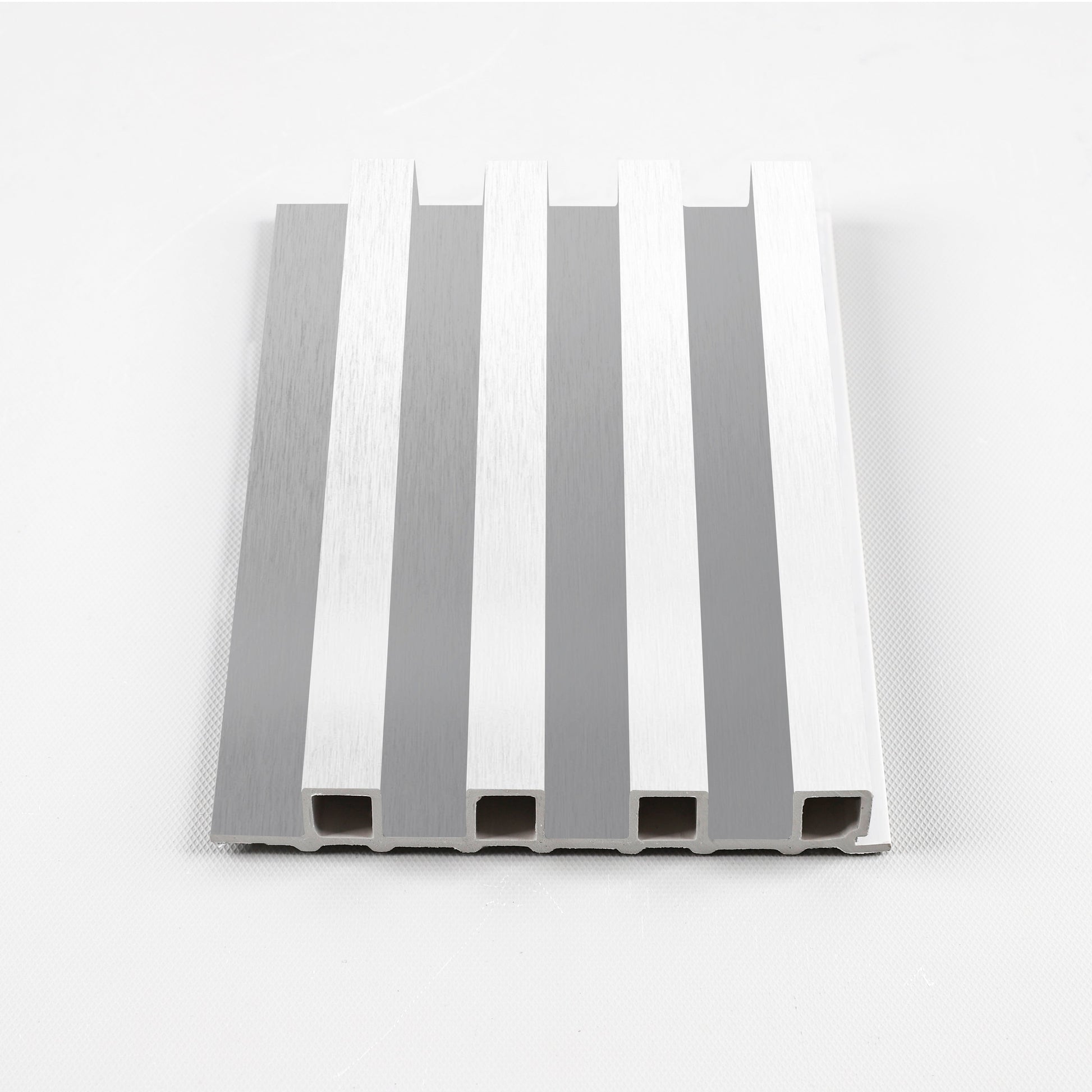 White Brushed WPC Fluted 3D Wall Panels. Wall Decor Center