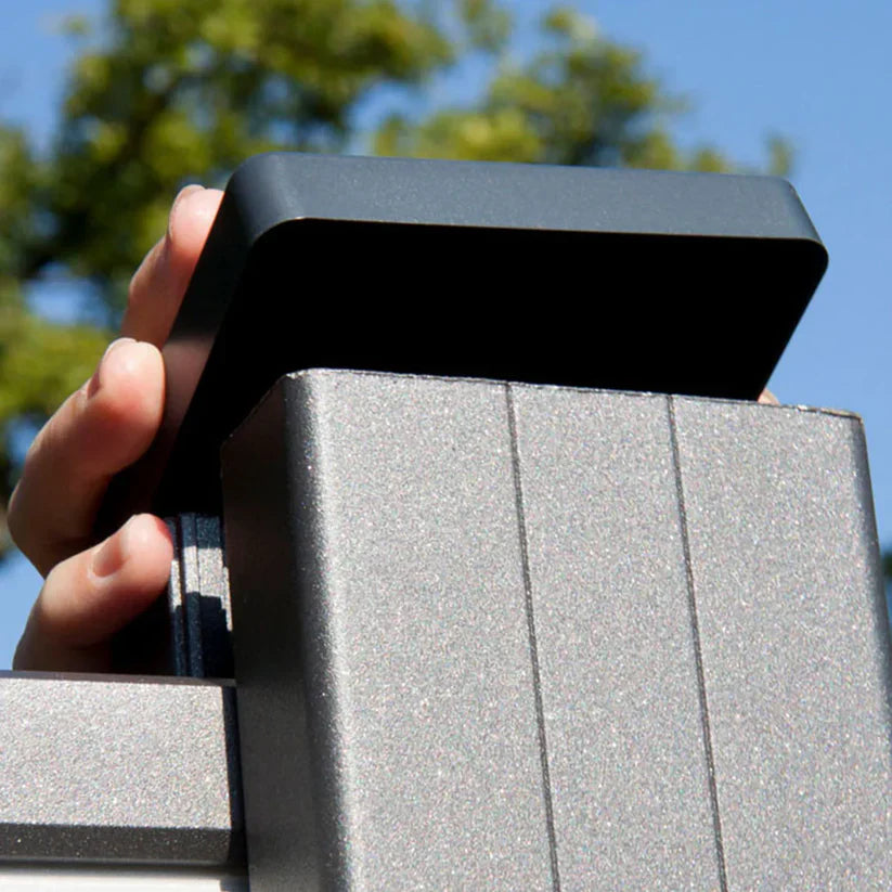 Aluminum in-ground post
