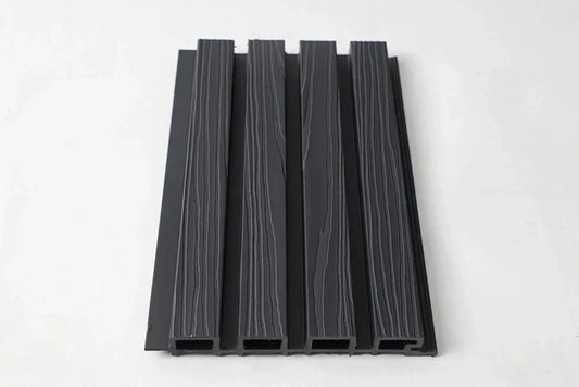 Black Composite Exterior Cladding – Wide Panels, 5 Pieces/Box (32.6 sq. ft.)