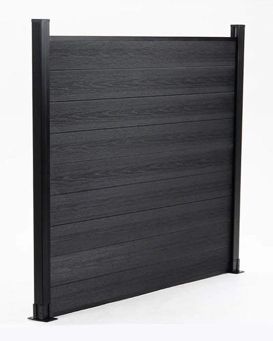 Black Co-Extruded Composite Fence