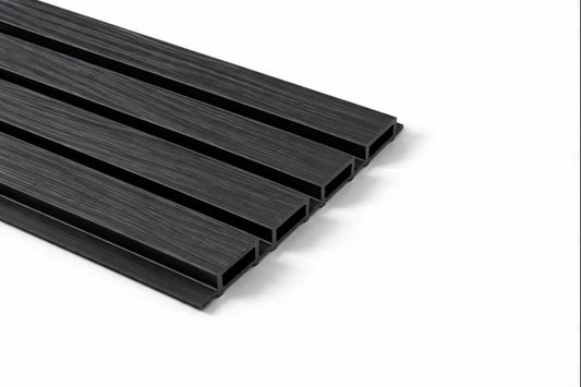 Black Composite Wide Exterior Cladding | 5 PC/Box (32 sq ft)