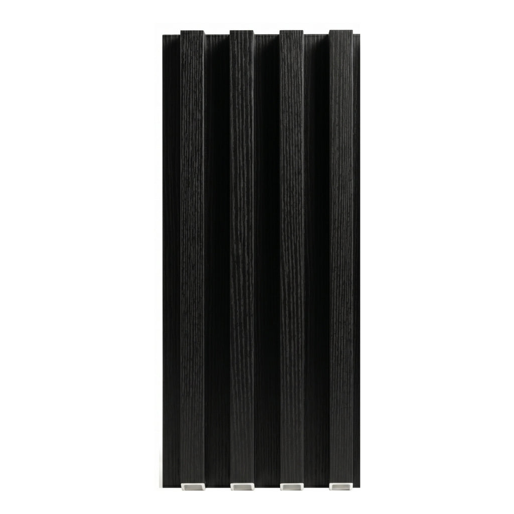 Blackwood WPC Fluted 3D Wall Panels for Modern Interior Design