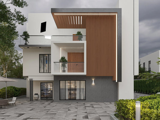 Brown Composite Exterior Cladding – Wide Panels, 5 Pieces/Box (32.6 sq. ft.)