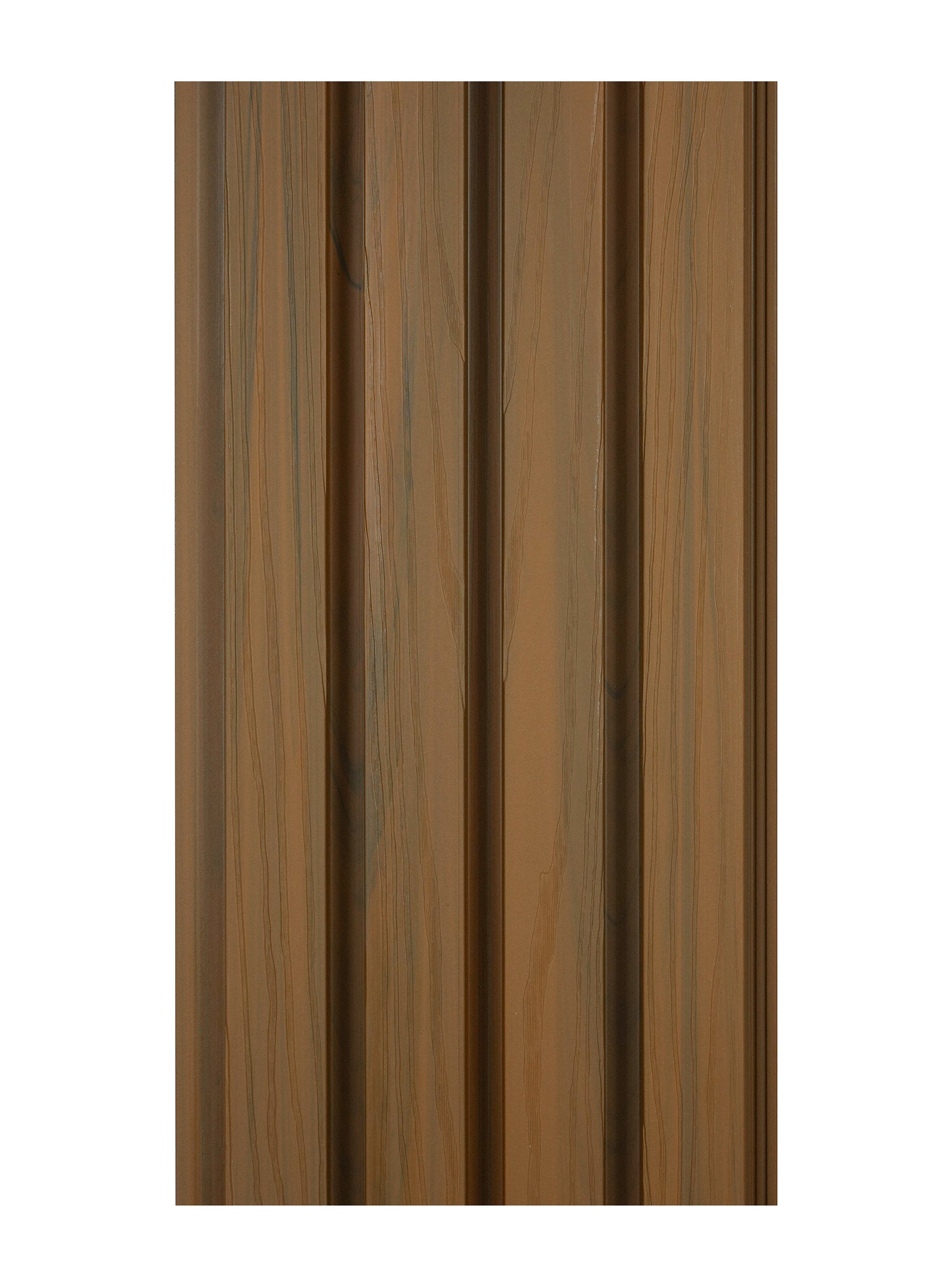Brown composite wide exterior cladding boards for modern siding