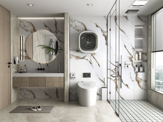 Calacatta Oro Gold PVC  Marble Sheet