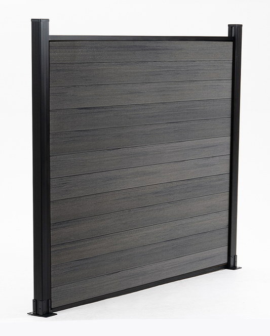 Composite  Fence Co-extrusion Discounted Price -Silver Gray