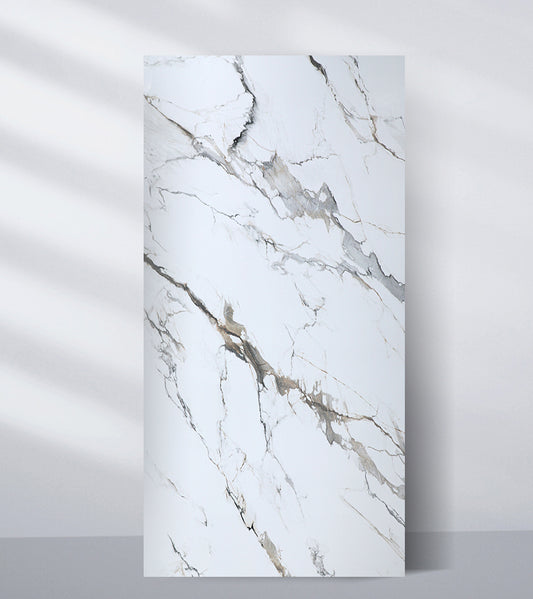 Moonlit Vein Marble UV Protected PVC Wall Panel