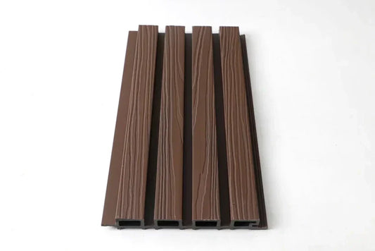 Dark Brown Composite Exterior Cladding – Wide Panels, 5 Pieces/Box (32.6 sq. ft.)