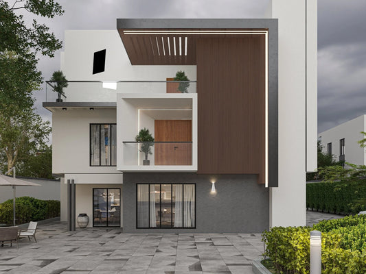 Dark Brown Composite Exterior Cladding – Wide Panels, 5 Pieces/Box (32.6 sq. ft.)