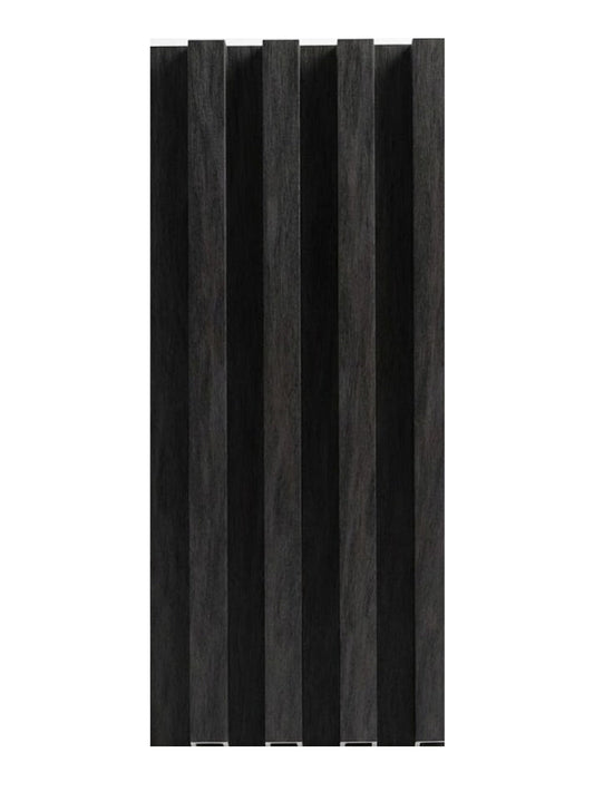 Dark Smoky Oak WPC Fluted 3D Wall Panels |  48 sq. ft./Box