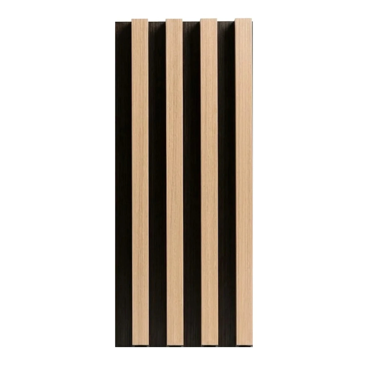 Maple Slate Black WPC Fluted 3D Wall Panels