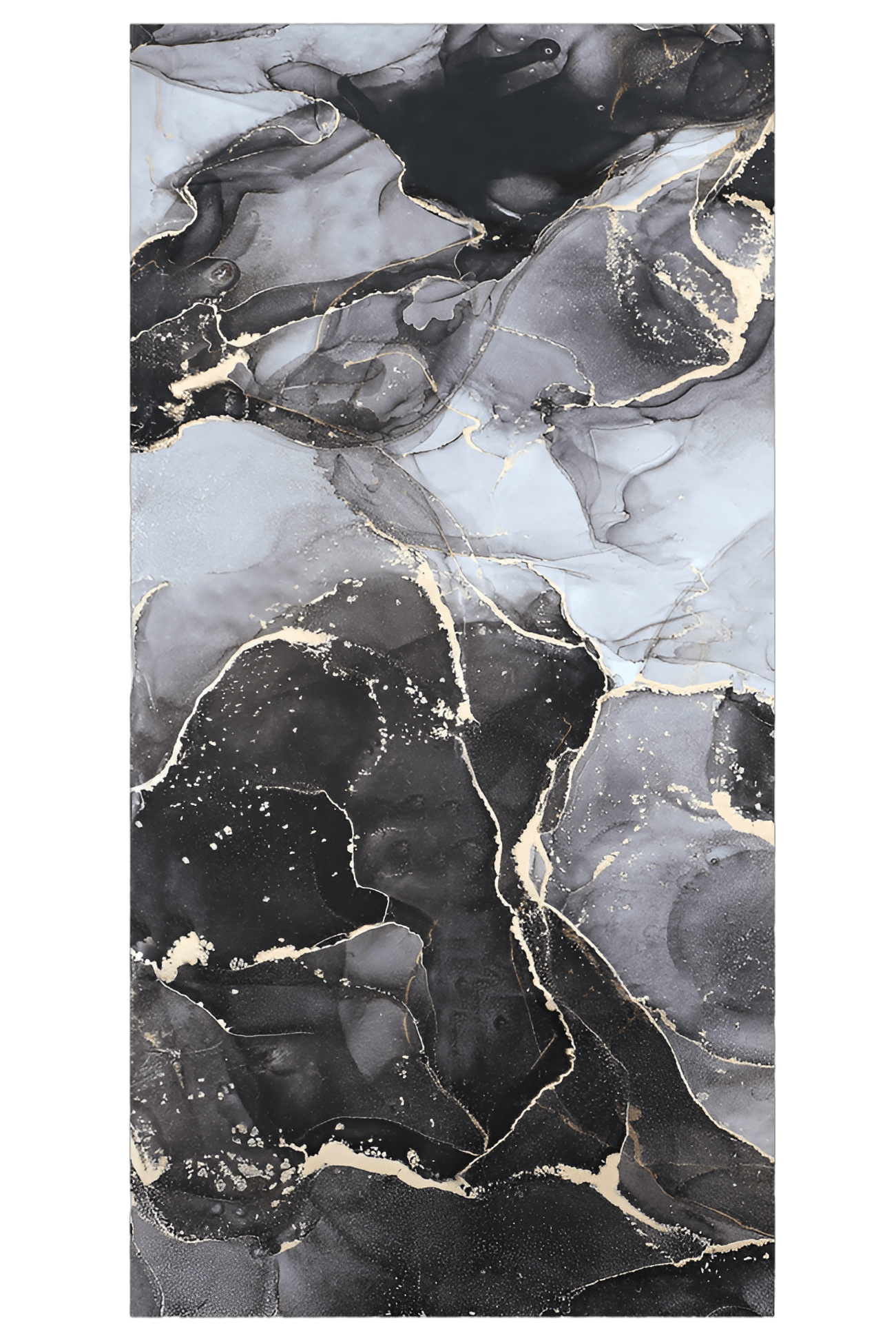 PVC 3D MARBLE SHEET GOLDEN ONYX BLACK Wall Decor Center