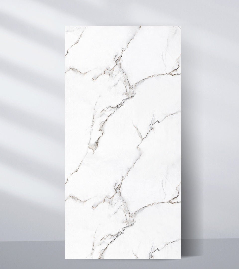 PVC MARBLE SHEET Wall And Decor Hub CALACATTA WHITE MARBLE