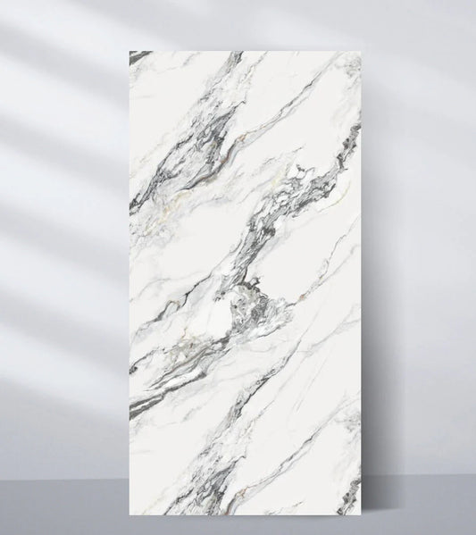 Regal Harmony 3D PVC Marble Wall Panel (4x8 ft) Waterproof & Fire-Resistant | UV Protected (Covers 32 sq. ft)