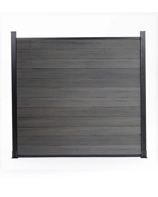 Silver Gray Co-Extruded Composite Fence