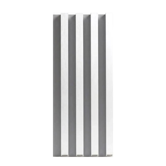 White Brushed WPC Fluted 3D Wall Panels – 42.9 sq. ft./Box
