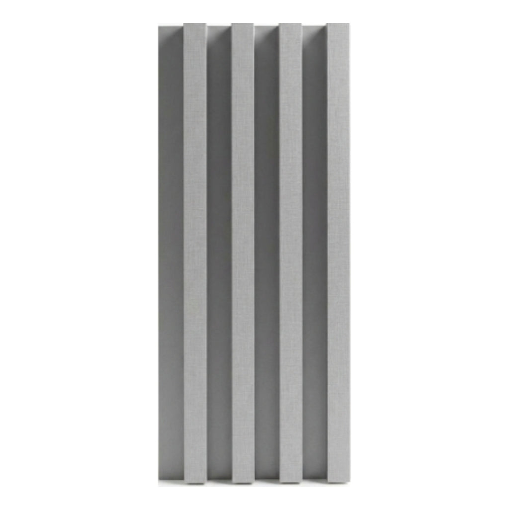 White Linen WPC Fluted 3D Wall Panels with textured finish