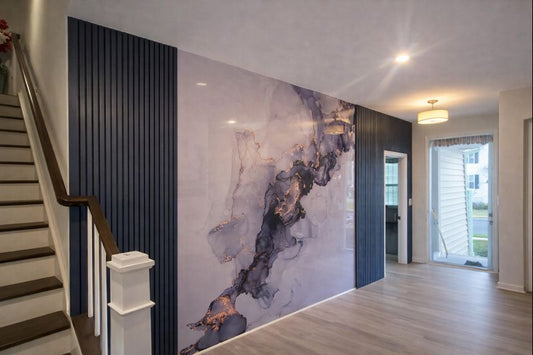 High gloss PVC marble sheet wall panel modern interior design