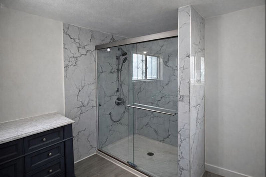 Waterproof PVC marble sheets for bathroom walls